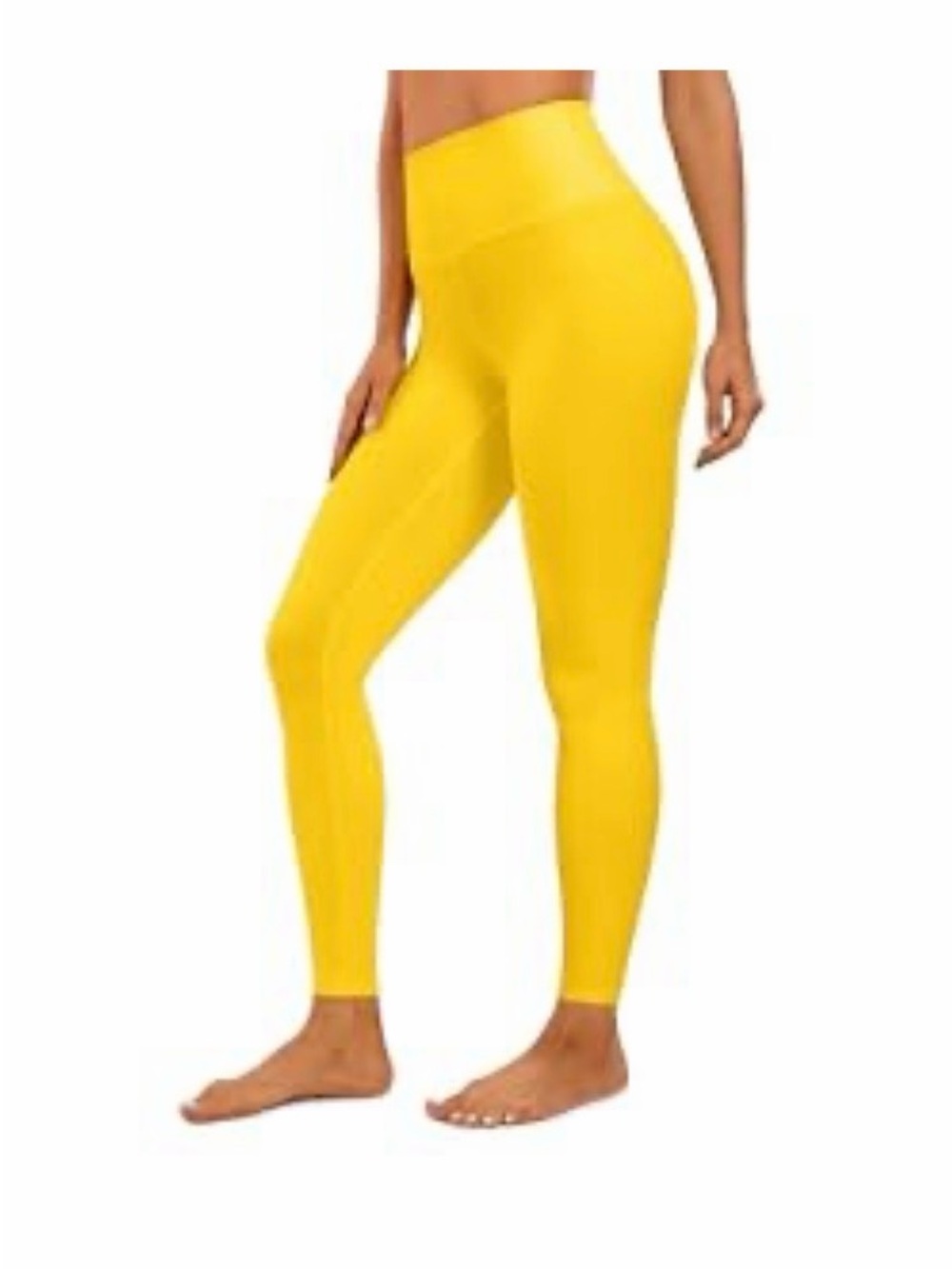 Bright Yellow Leggings - Picture 1 of 2